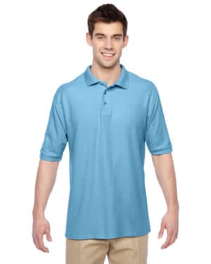 LIGHT BLUE Jerzees 537MSR adult easy care polo