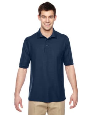 J NAVY Jerzees 537MSR adult easy care polo