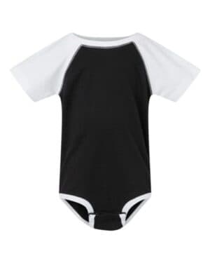 Rabbit skins 4430 infant baseball fine jersey bodysuit