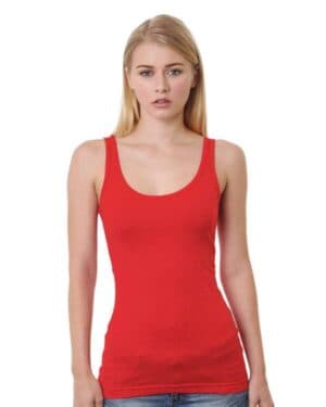 RED Bayside 3410 women's usa-made tank top