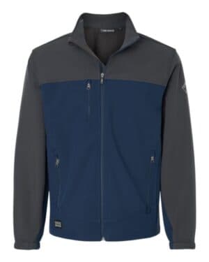 DEEP BLUE/ CHARCOAL Dri duck 5350T motion soft shell jacket tall sizes