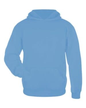 COLUMBIA BLUE Badger 2454 youth performance fleece hooded sweatshirt