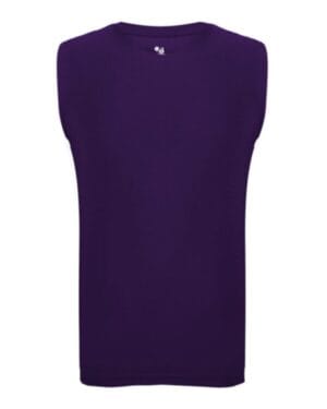PURPLE Badger 4631 pro-compression sleeveless t-shirt