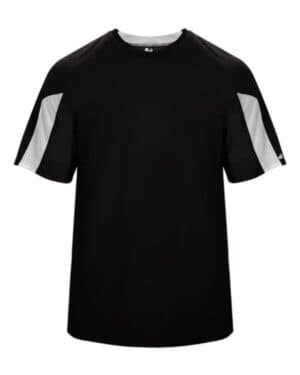 BLACK/ WHITE Badger 2176 youth striker t-shirt