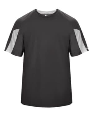 GRAPHITE/ WHITE Badger 2176 youth striker t-shirt
