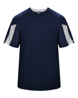 NAVY/ WHITE Badger 2176 youth striker t-shirt