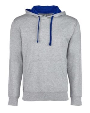 HEATHER GREY/ ROYAL Next level 9301 laguna hoodie