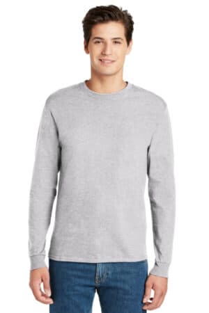 ASH** 5586 hanes-authentic 100% cotton long sleeve t-shirt