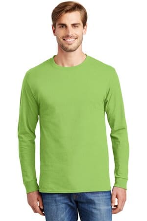 5586 hanes-authentic 100% cotton long sleeve t-shirt