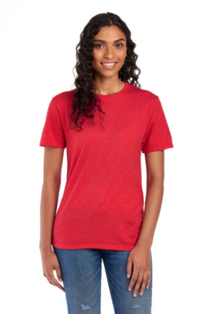 FIERY RED HEATHER 560M jerzees premium blend ring spun t-shirt