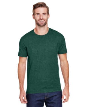 FOREST GRN HTHR Jerzees 560MR adult premium blend ring-spun t-shirt