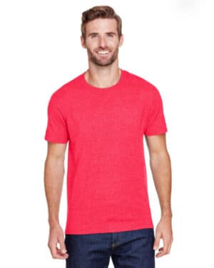 FIERY RED HTHR Jerzees 560MR adult premium blend ring-spun t-shirt