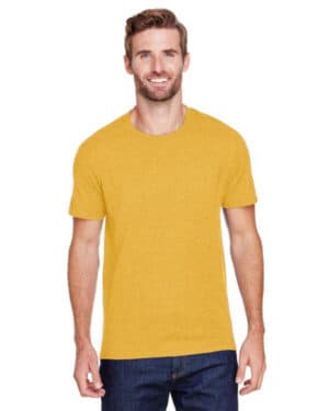 MUSTARD HEATHER Jerzees 560MR adult premium blend ring-spun t-shirt