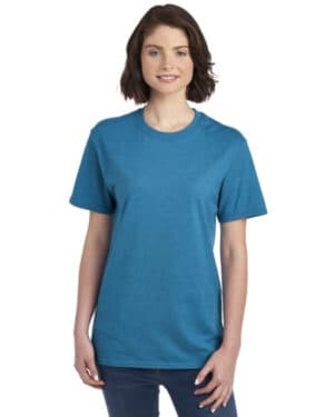 DIGI TEAL HTHR Jerzees 560MR adult premium blend ring-spun t-shirt