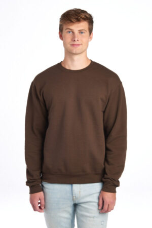 CHOCOLATE 562M jerzees-nublend crewneck sweatshirt