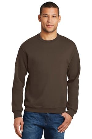 CHOCOLATE 562M jerzees-nublend crewneck sweatshirt