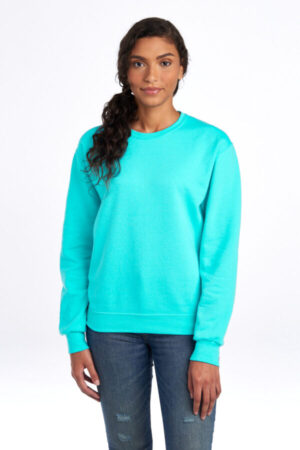 SCUBA BLUE 562M jerzees-nublend crewneck sweatshirt