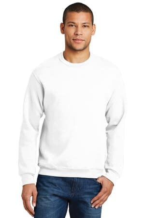 WHITE 562M jerzees-nublend crewneck sweatshirt