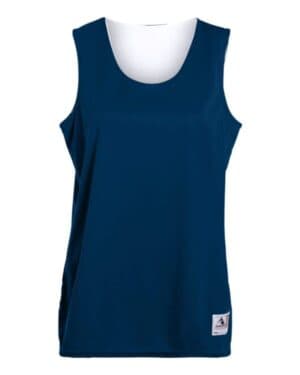 NAVY/ WHITE Augusta sportswear 147 women's reversible wicking tank top
