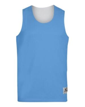 COLUMBIA BLUE/ WHITE Augusta sportswear 148 reversible wicking tank top