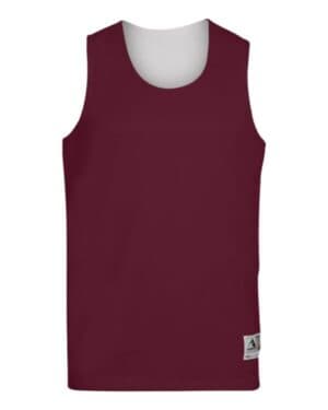 MAROON/ WHITE Augusta sportswear 148 reversible wicking tank top