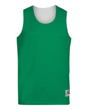 KELLY/ WHITE Augusta sportswear 149 youth reversible wicking tank top