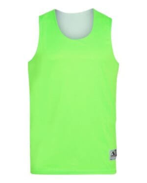 LIME/ WHITE Augusta sportswear 149 youth reversible wicking tank top