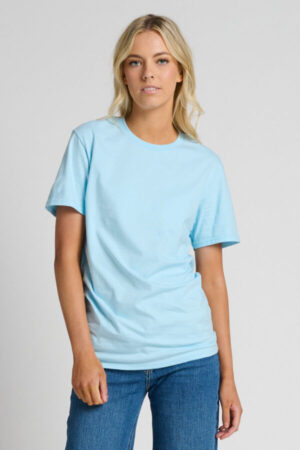 BREEZY BLUE 570M jerzees unisex premium combed ring spun cotton tee