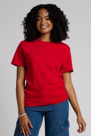 TRUE RED 570M jerzees unisex premium combed ring spun cotton tee
