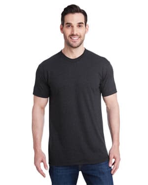 TRI BLACK Bayside 5710 unisex usa made triblend t-shirt