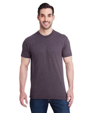 TRI PLUM Bayside 5710 unisex usa made triblend t-shirt