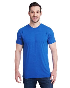 TRI ROYAL BLUE Bayside 5710 unisex usa made triblend t-shirt