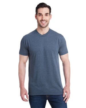 TRI STEEL Bayside 5710 unisex usa made triblend t-shirt