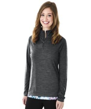 BLACK Charles river 5763CR women's space dye performance pullover