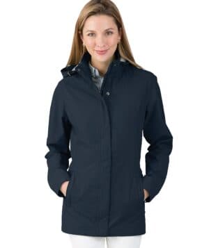 GRAPHITE NAVY Charles river 5765CR women's logan jacket