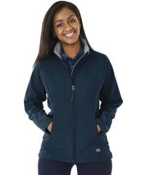 NAVY Charles river 5916CR women's ultima soft shell jacket