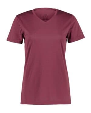 MAROON Augusta sportswear 1790 women's nexgen performance v-neck t-shirt