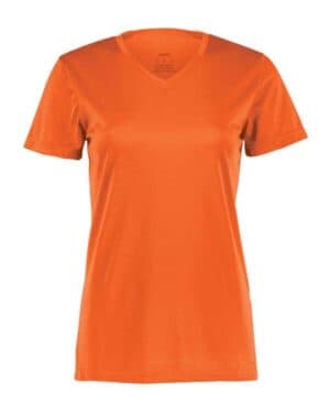 ORANGE Augusta sportswear 1790 women's nexgen performance v-neck t-shirt