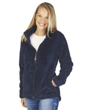 Charles river 5978CR women's newport fleece full zip jacket