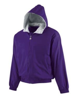 Augusta sportswear 3281 youth hooded taffeta jacket