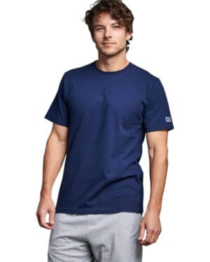 NAVY Russell athletic 600MRUS unisex cotton classic t-shirt