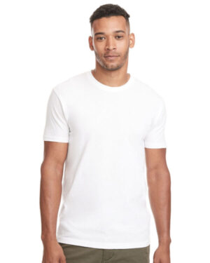 WHITE Next level apparel 6010 unisex triblend t-shirt