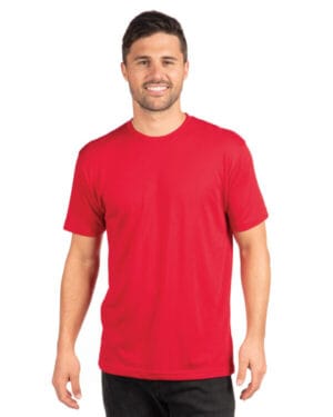 RED Next level apparel 6010 unisex triblend t-shirt