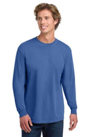 FLO BLUE 6014 comfort colors heavyweight ring spun long sleeve tee