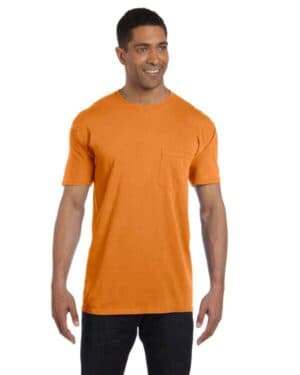 BURNT ORANGE Comfort colors 6030CC adult heavyweight rs pocket t-shirt