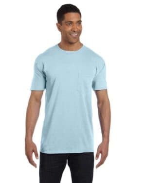 CHAMBRAY Comfort colors 6030CC adult heavyweight rs pocket t-shirt