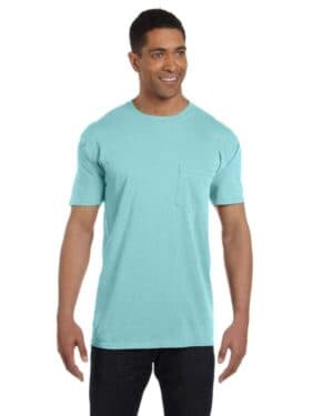 CHALKY MINT Comfort colors 6030CC adult heavyweight rs pocket t-shirt