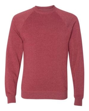 CRIMSON Independent trading co PRM30SBC unisex special blend raglan sweatshirt