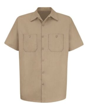KHAKI Red kap SC40L short sleeve uniform shirt tall sizes