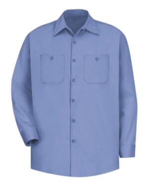 LIGHT BLUE Red kap SC30L long sleeve uniform shirt long size